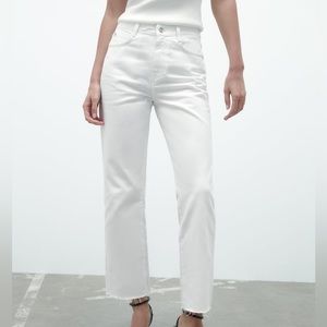 ZARA Z1975 HIGH WAISTED STRAIGHT LEG JEANS NWT